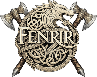Fenrir Viking Wolf Norse Knotwork Mythology  Toddler T-Shirt