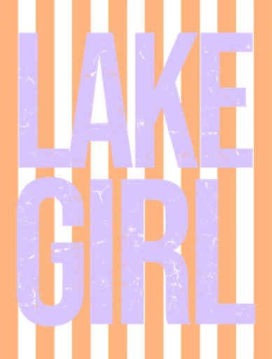 Retro Stripes Sunshine Lake Girl Toddler Hoodie