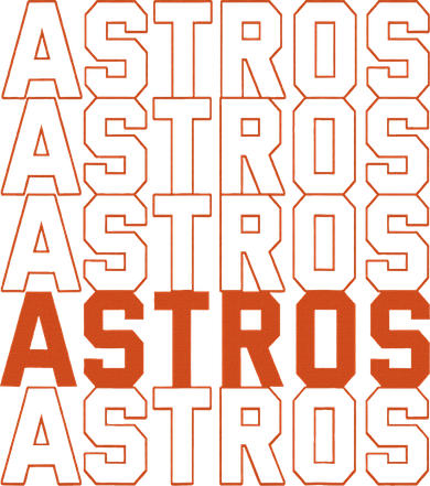 Vintage Astros Retro Style Name Sports Fan Coaster