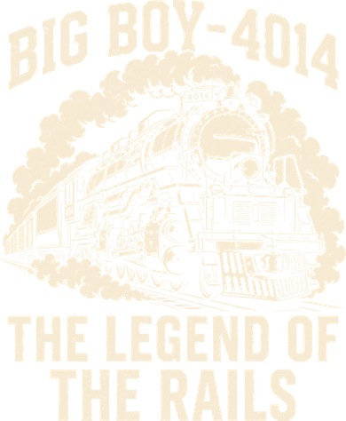 Big Boy 4014 The Legend Of The Rails Kids Hoodie