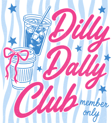 Dilly Dally Club Membership Retro Bucket Hat