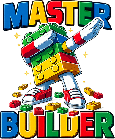 Dabbing Blocks Bricks Building Fun Master Builder Mousepad