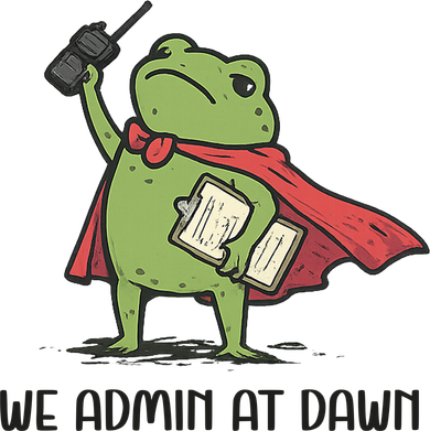 We Admin At Dawn Assistant Principal Frog Women's Dry Zone Grid Polo