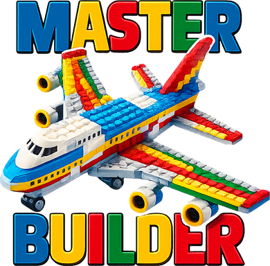 Master Builder Airplane Toy Building Blocks Brick Women's Hoodie