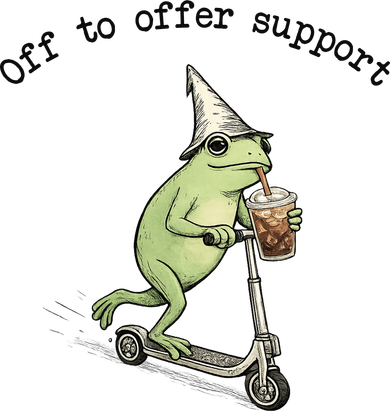 Support Staff Paraprofessional Back To School Frog Iced Coffee Mousepad