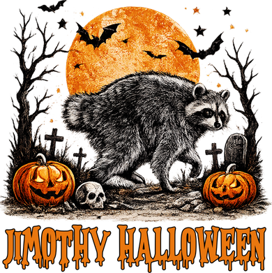 Jimothy Halloween Funny Viral Raccoon Toddler T-Shirt
