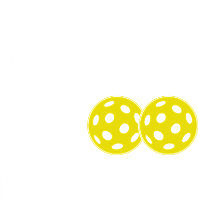 Easly Distracted By Balls Funny Pickleball Saying Ceramic Ornament