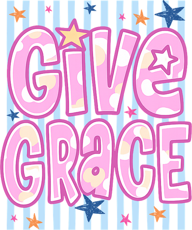 Stripped Give Grace Coaster