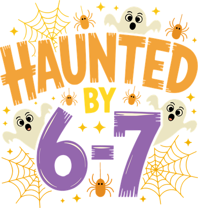 Gen Z Haunted By 6-7 Meme Spooky Ghost Halloween Backpack