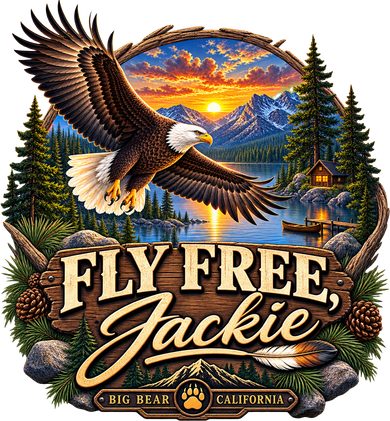 Fly Free Jackie Bald Eagle RIIP Women's T-Shirt