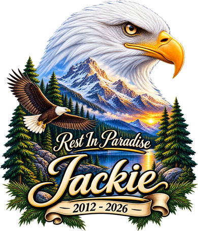 Rest In Paradise Jackie Eagle RIP 2012-2026 Women's Long Sleeve Shirt