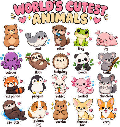World's Cutest Animals Coaster