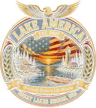 Lake America Great Lakes Vintage USA Beanie
