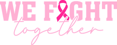 We Fight Togther Support Breast Cancer Awareness Bucket Hat