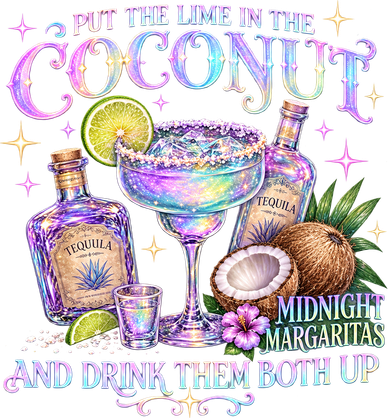 Put The Lime In The Coconut  Margaritas Celestial Beach Tote Bag