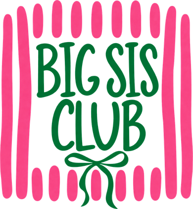 Striped Matching Sibling Promoted To Big Sister Club Polo