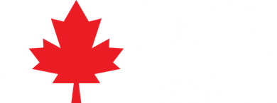I Heart Maple Leaf Lake Ontario Canada Apron