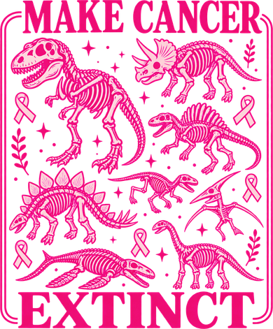 Make Breast Cancer Extinct Dinosaur Beanie