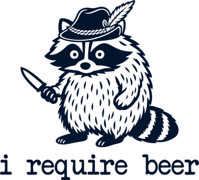 Oktoberfest Racoon I Requre Beer Funny Kids Hoodie