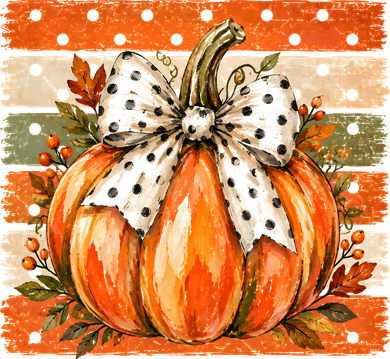 Polka Dot Pumpkin Bow Autmn Fall Retro Halloween Tote Bag