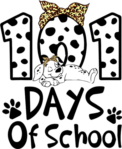 101 Days Of School Dalmatian Dog Boys Girls 100 Days Smarter Kids Hoodie