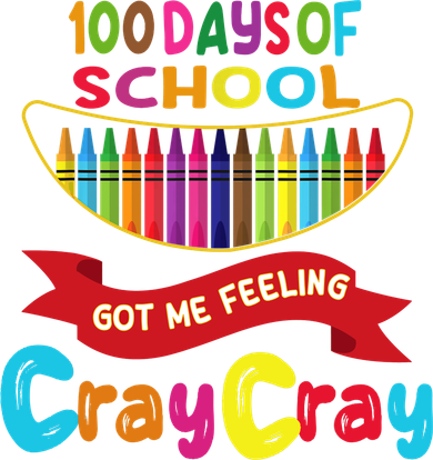 100 Days Of School Got Me Feeling Cray Cray Women's Long Sleeve Shirt