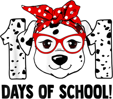 101 Days Of School Dalmatian Dog Teachers Kids Gift Toddler T-Shirt