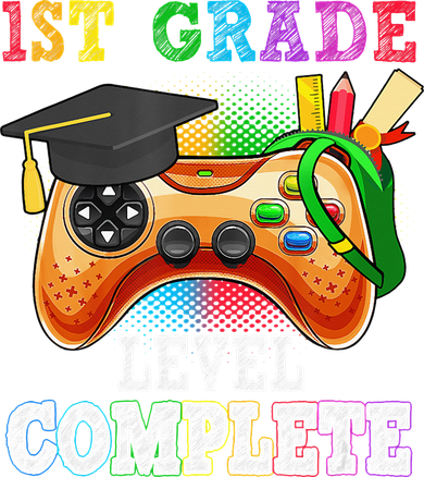 1St Grade Level Complete Last Day Of School Graduation Toddler Hoodie