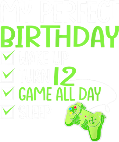 12th Perfect Birthday Boys Gaming 12 Years Old Gifts Gamer Kids Sweatshirt