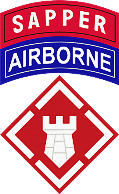 20th Engineer Brigade Patch W Airborne And Sapper Tab Tumbler