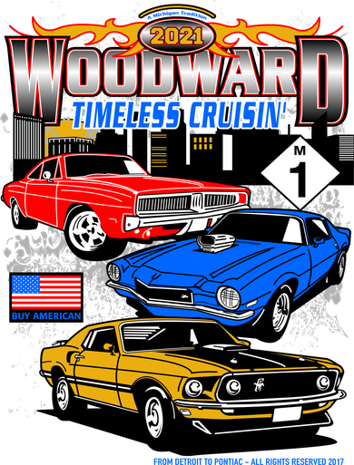 2021 Woodward Timeless Muscle Women's Sweatshirt