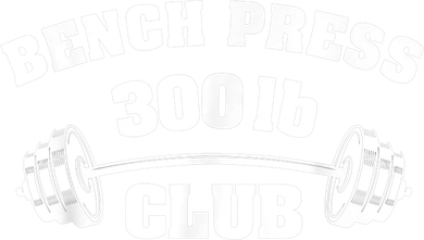 300 Lbs Pound Bench Press Club Gym Weightlifting Powerlift Doggie Tank