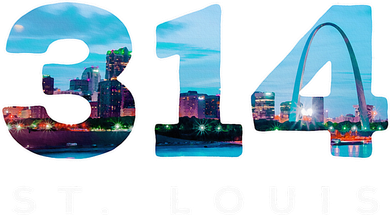 314 Stl Pride St. Louis Area Code Apron