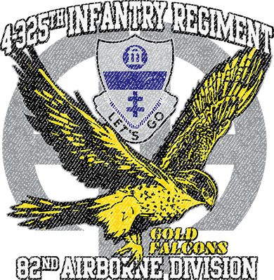 4325th Airborne Infantry Gold F.A.L.C.O.N.S Tank Top