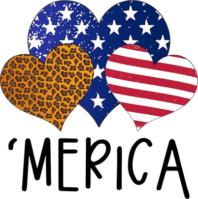 4th Of July Merica Heart USA American Flag Patriotic Women's Tank Top