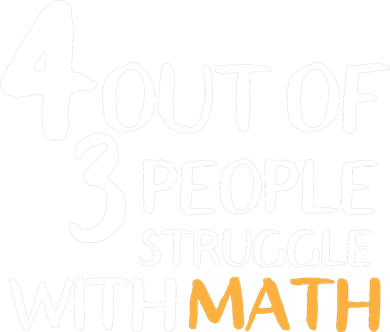 4 Out Of 3 People Struggle With Math Funny Button