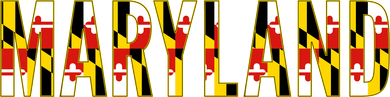 Maryland Word Flag Pajama Set
