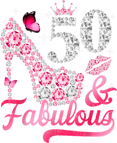 50 And Fabulous High Heel WoM.e.n.s 50th Birthday Women's Tank Top