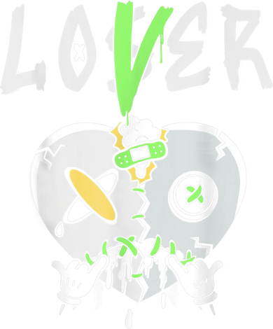 5 Retro Green Bean Loser Lover Heart Shoes 5s Green Bean Button