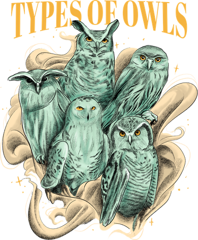 5 Types Of Owls Toddler T-Shirt