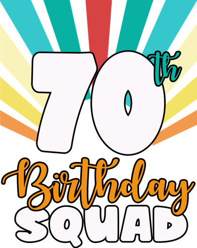 70th Birthday Squad 70 Years Old Beanie