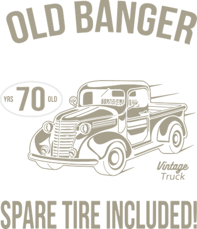 70th Birthday Vintage Old Banger 70 Years Old Gift Beanie