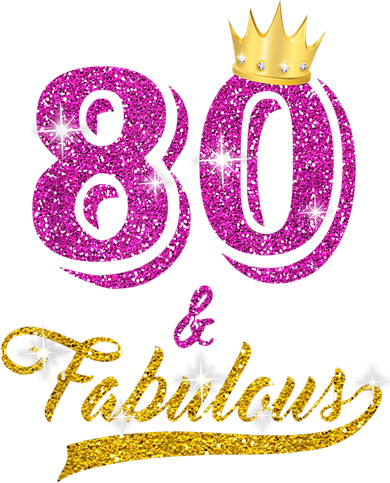 80 and Fabulous 80 yrs old B-day 80th Birthday Gift shirt Kids Sweatshirt