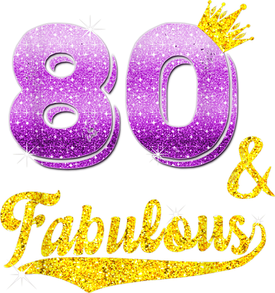 80 and fabulous - 80 years old Gift - 80th Birthday Women's Long Sleeve Shirt
