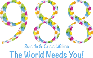 988 Suicide And Crisis Lifeline The World Needs You! Kids Hoodie