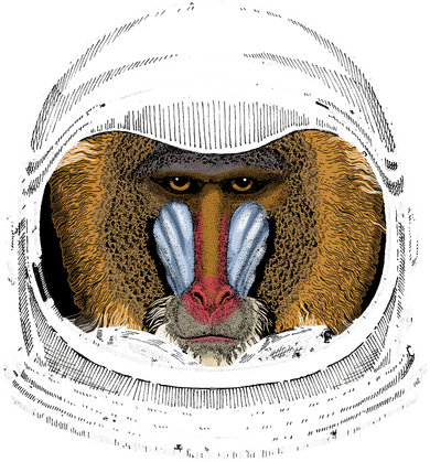 Ape Astronaut Kids T-Shirt