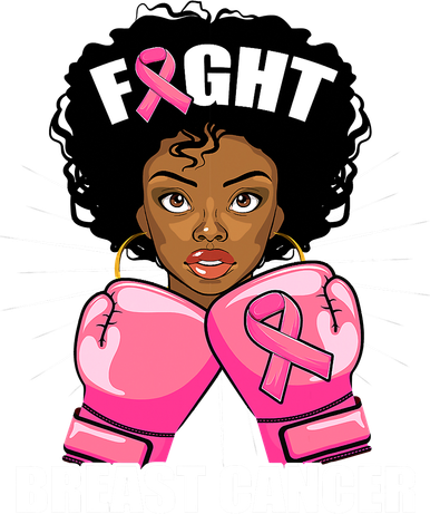 African American Breast Cancer For Women Girls Women's Tank Top