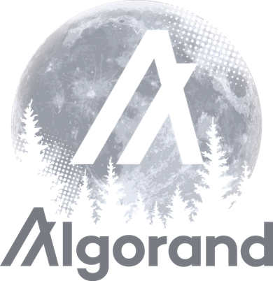 Algorand ALGO Coin Cryptocurrency Wilderness Full Moon Kids Hoodie