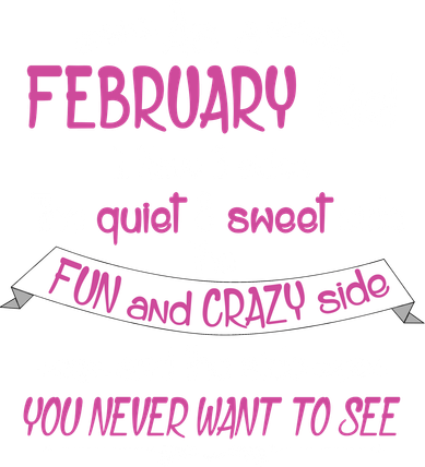 February Girl Sweet But Crazy Funny Birthday Doggie Tank