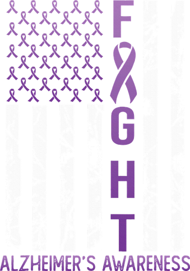 AlzheimerS Awareness Month Day Usa Flag Ribbon Purple Hat